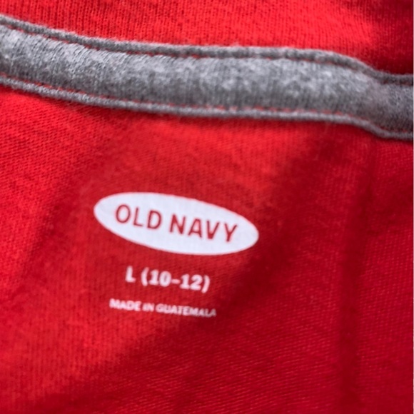 Old Navy | Red Ter Shirt Record Music Solar System Space Album Size Large 10/12 - Picture 7 of 7